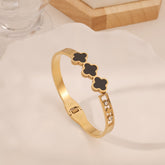 Elegant Triple Clover Bracelets