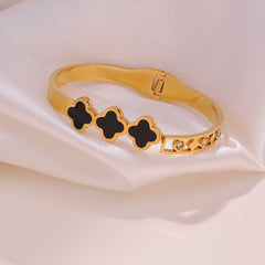 Elegant Triple Clover Bracelets