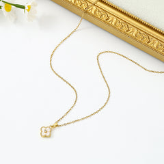 Luxe White Floral Pendant