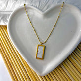 Chic Rectangular Pendant Design