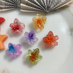 Pack of 6 Mini Glossy Hair Claw