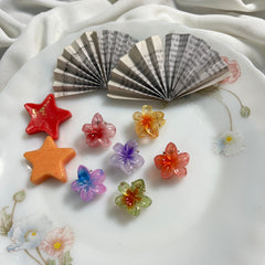 Pack of 6 Mini Glossy Hair Claw