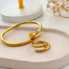 Nail Bangle +Nail ring (Full set)