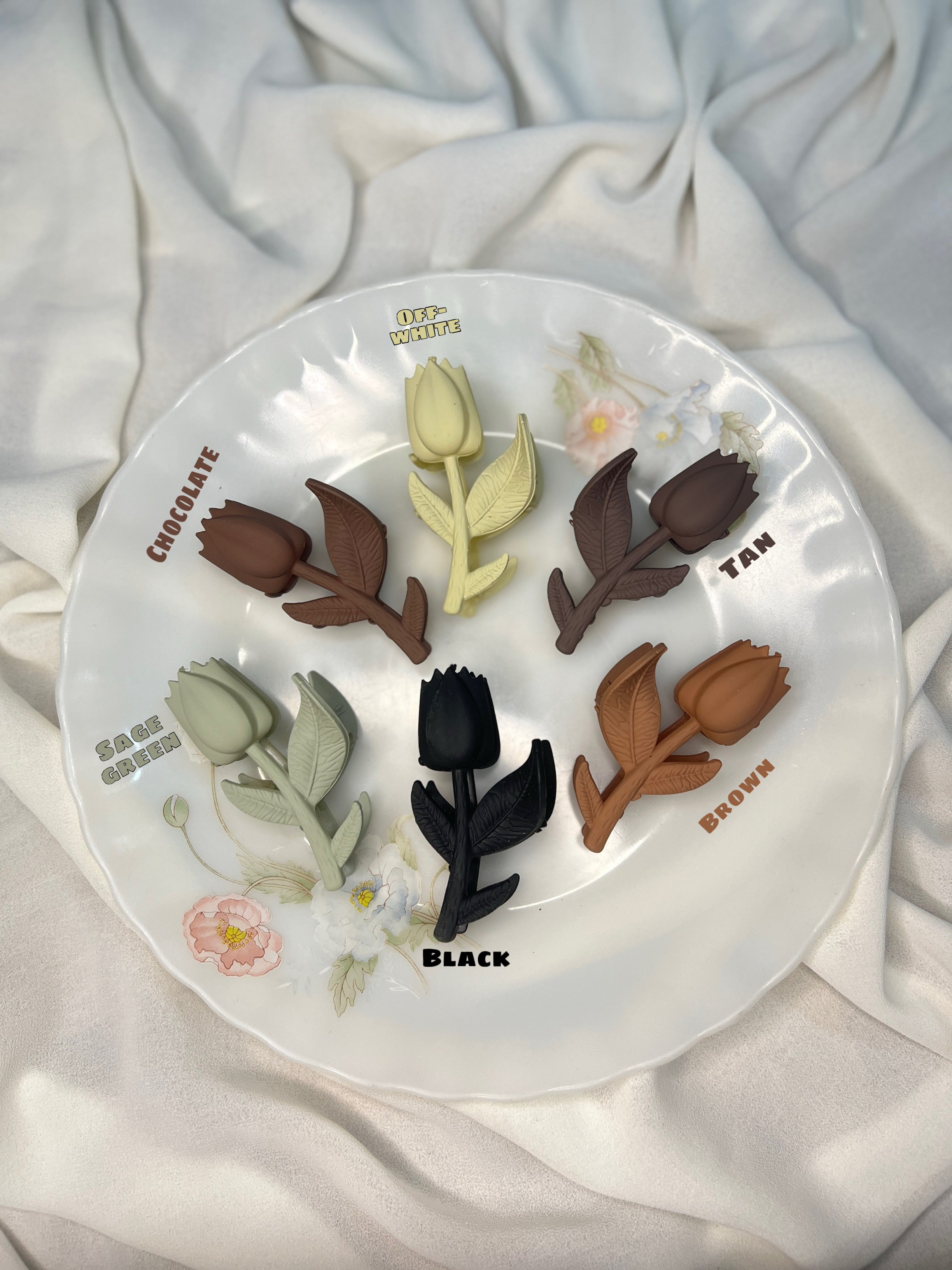 Tulip Hair Clips Medium