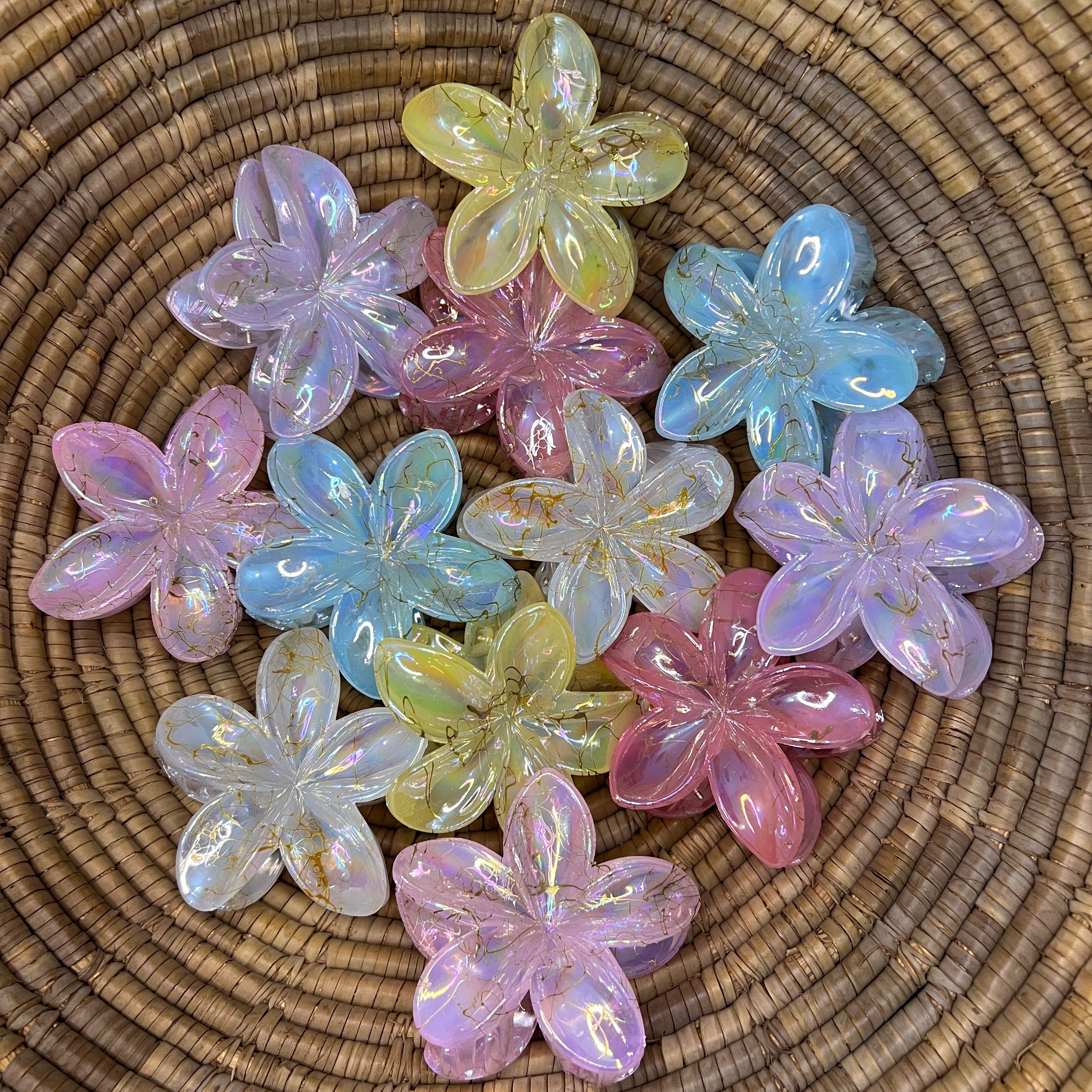 Glossy Hair Claw Clips