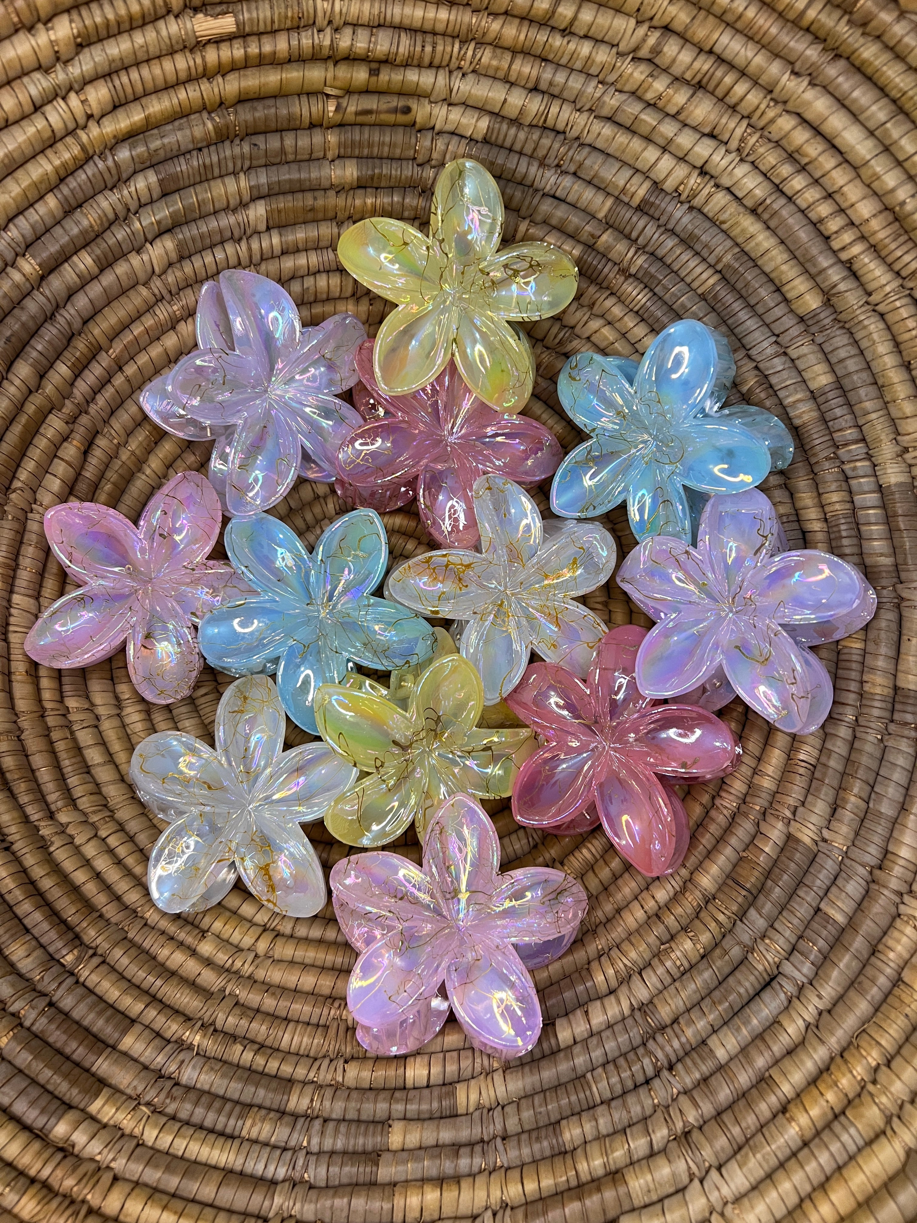 Glossy Hair Claw Clips