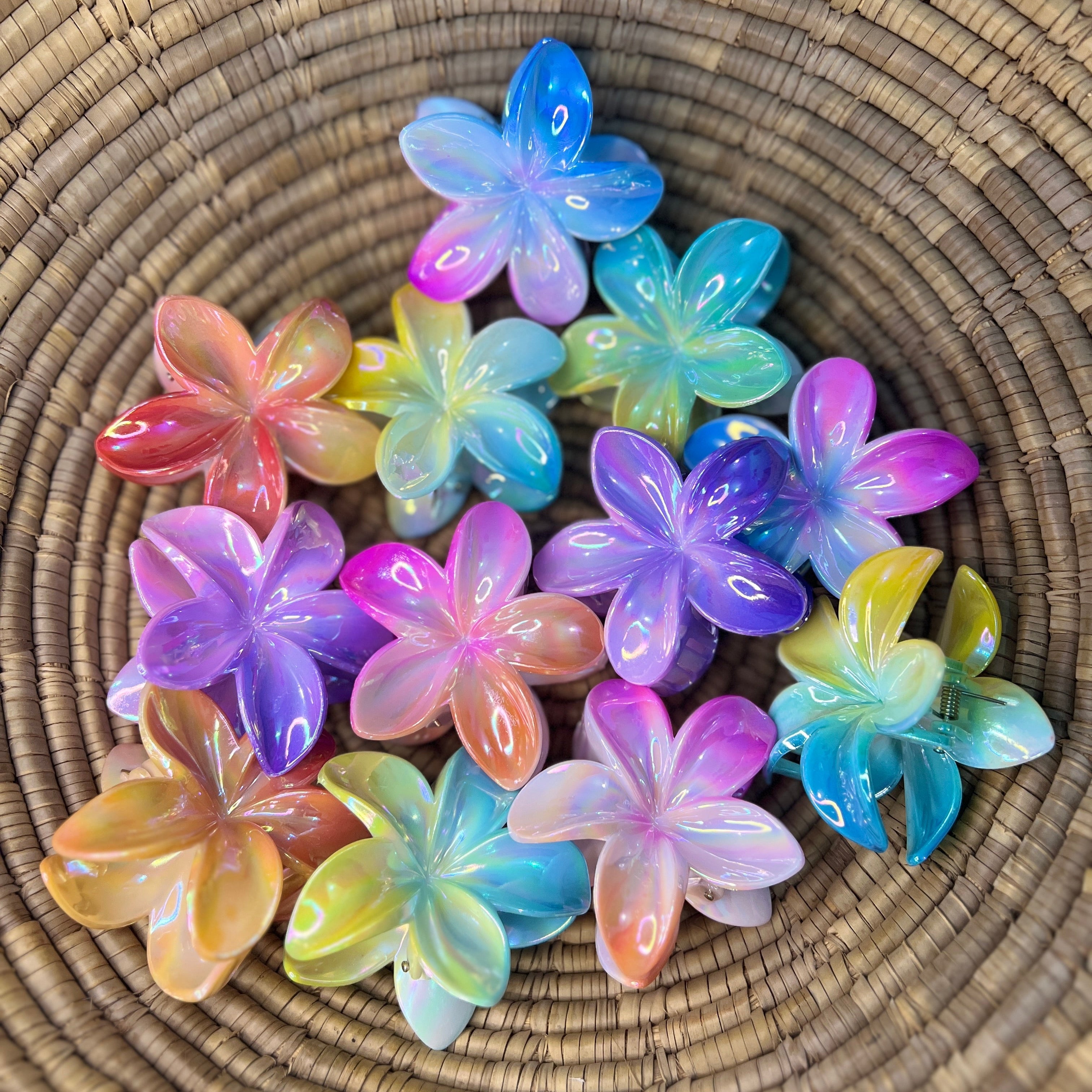 Opal Petal Hair Claw clip