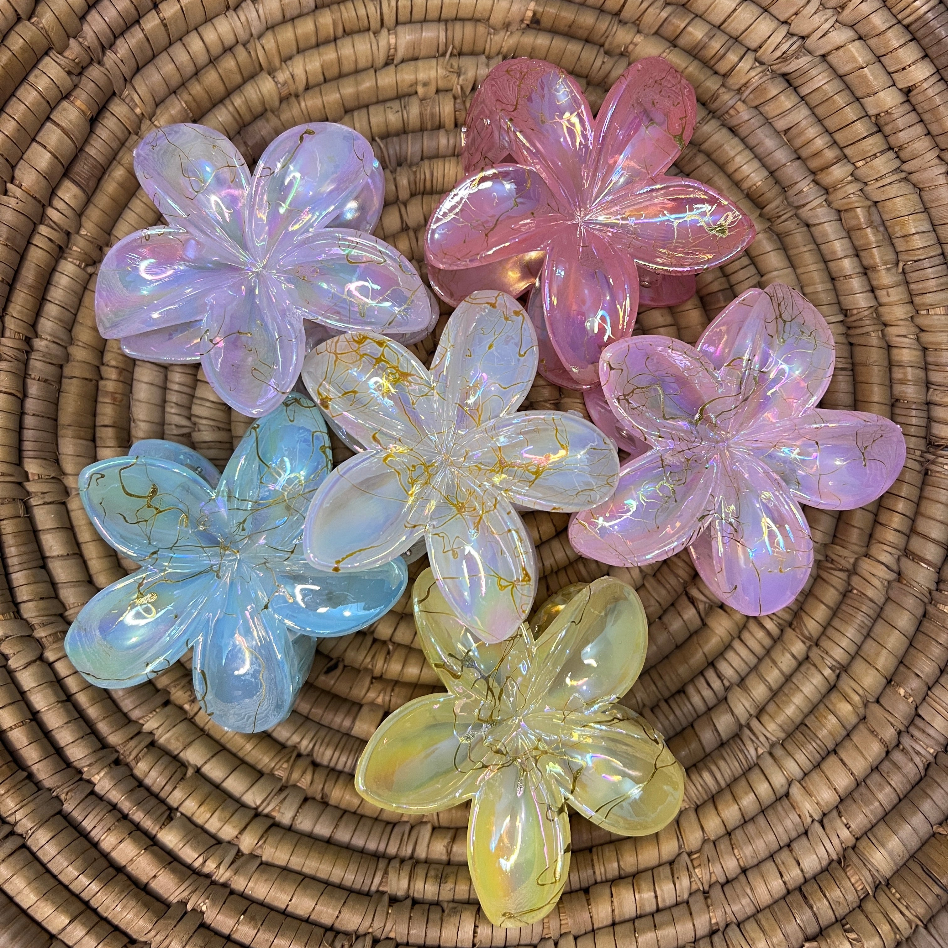 Glossy Hair Claw Clips