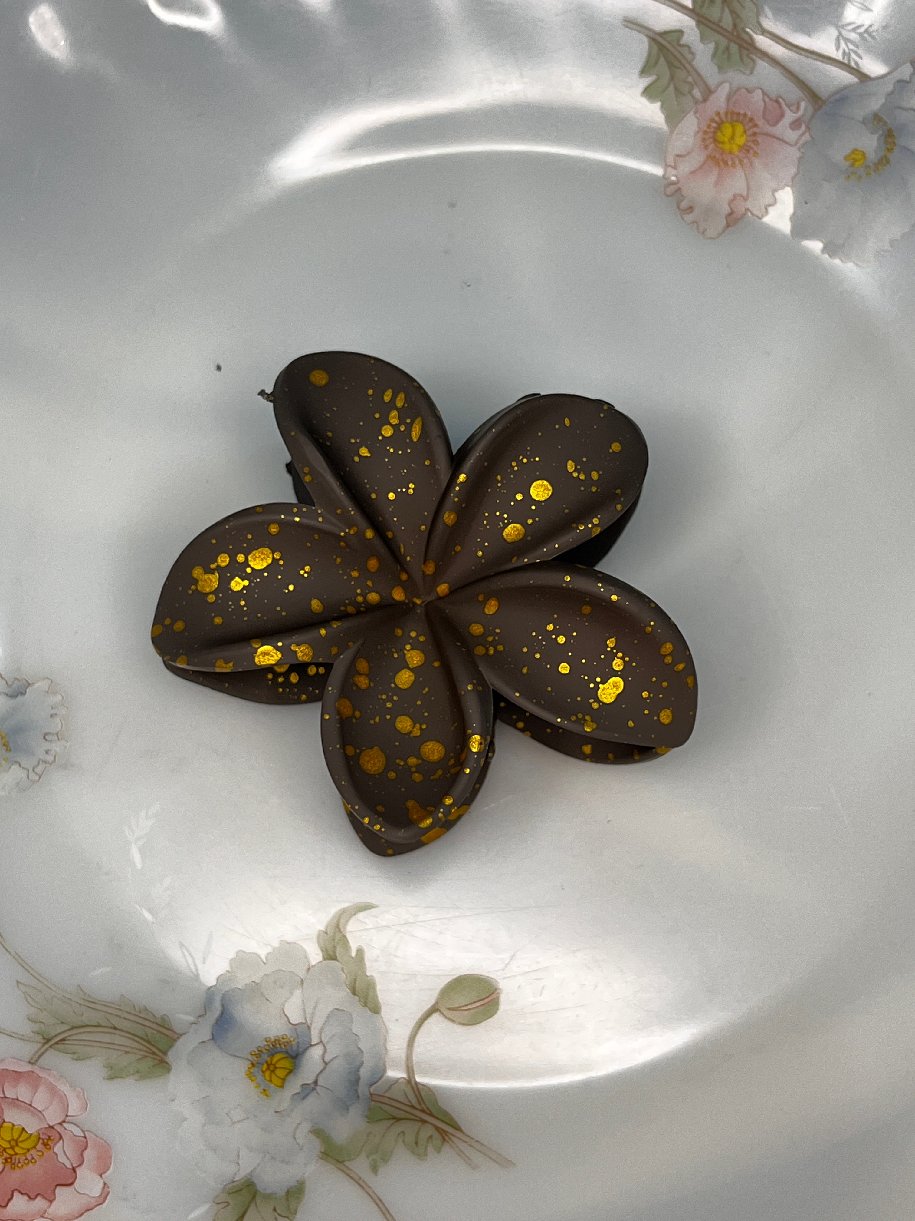 Solid Doted Hair Claws