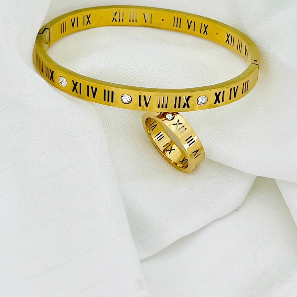 Timeless Roman Numeral Bangle
