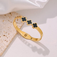 Elegant Triple Clover Bracelets