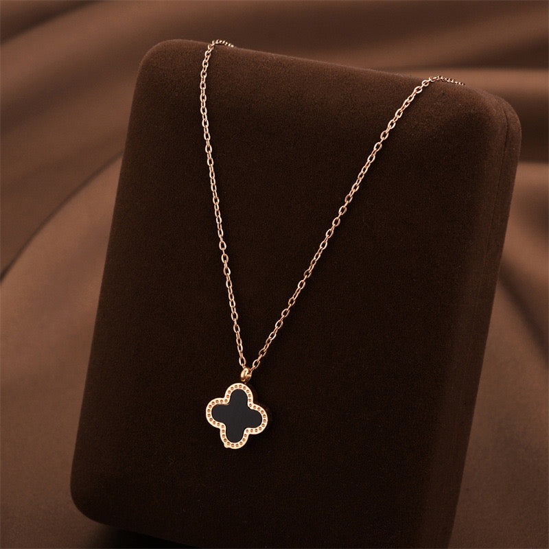 Black Blossom Pendant