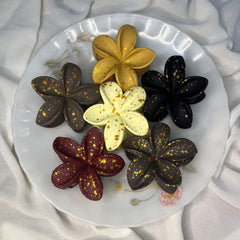 Solid Doted Hair Claws