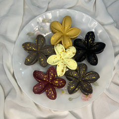 Solid Doted Hair Claws