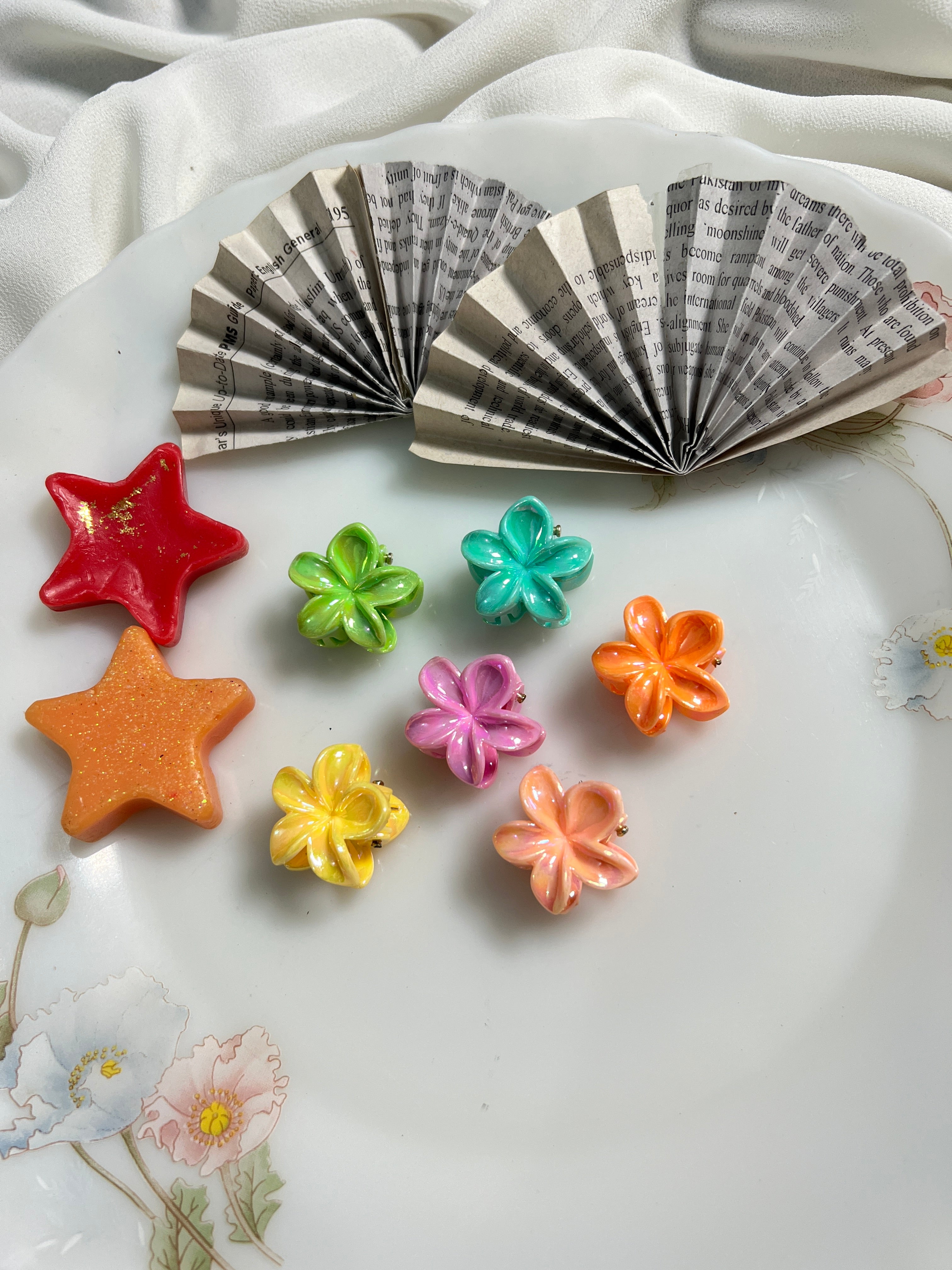 Pack of 6 Mini solid claw