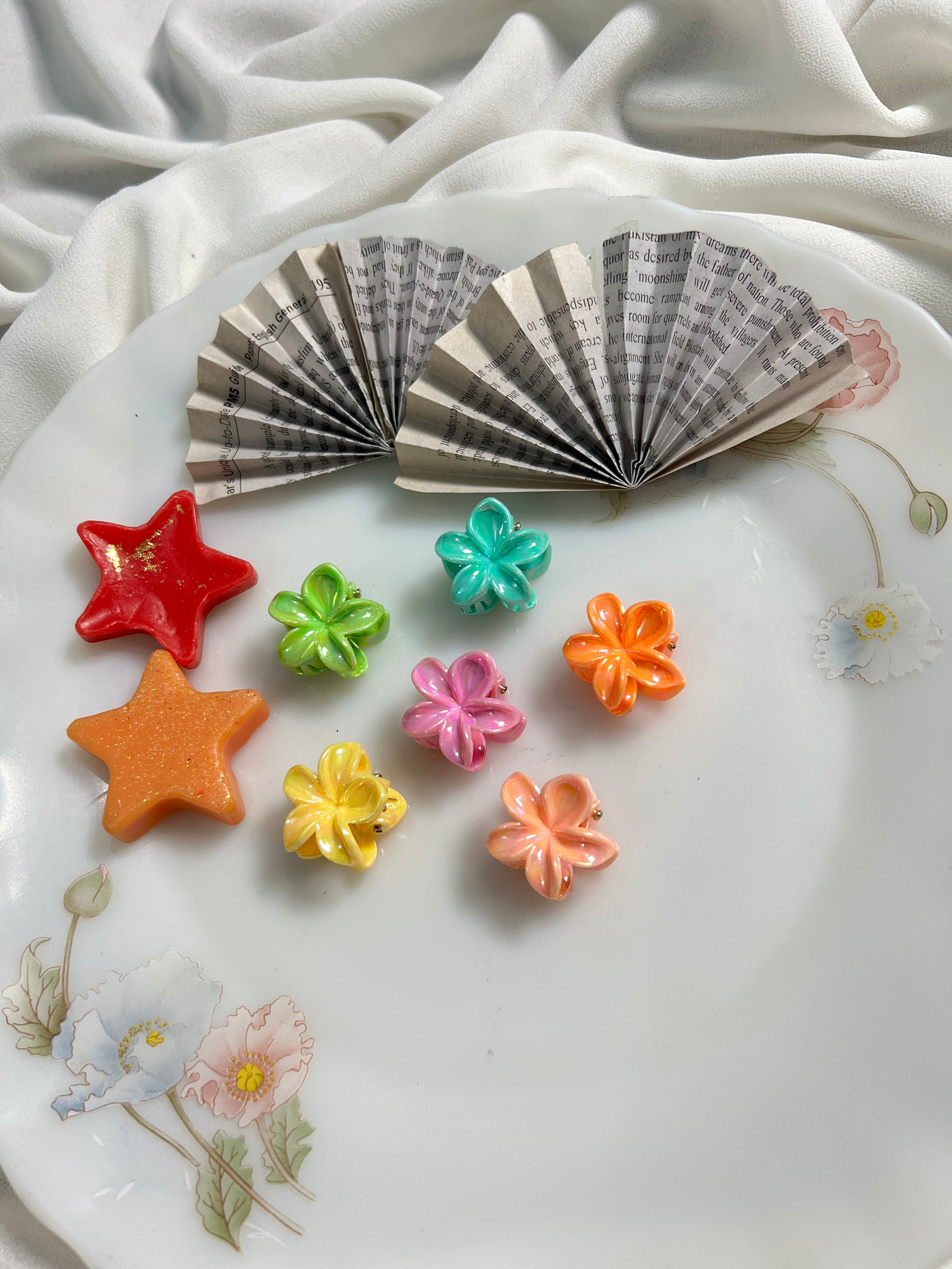 Pack of 6 Mini solid claw