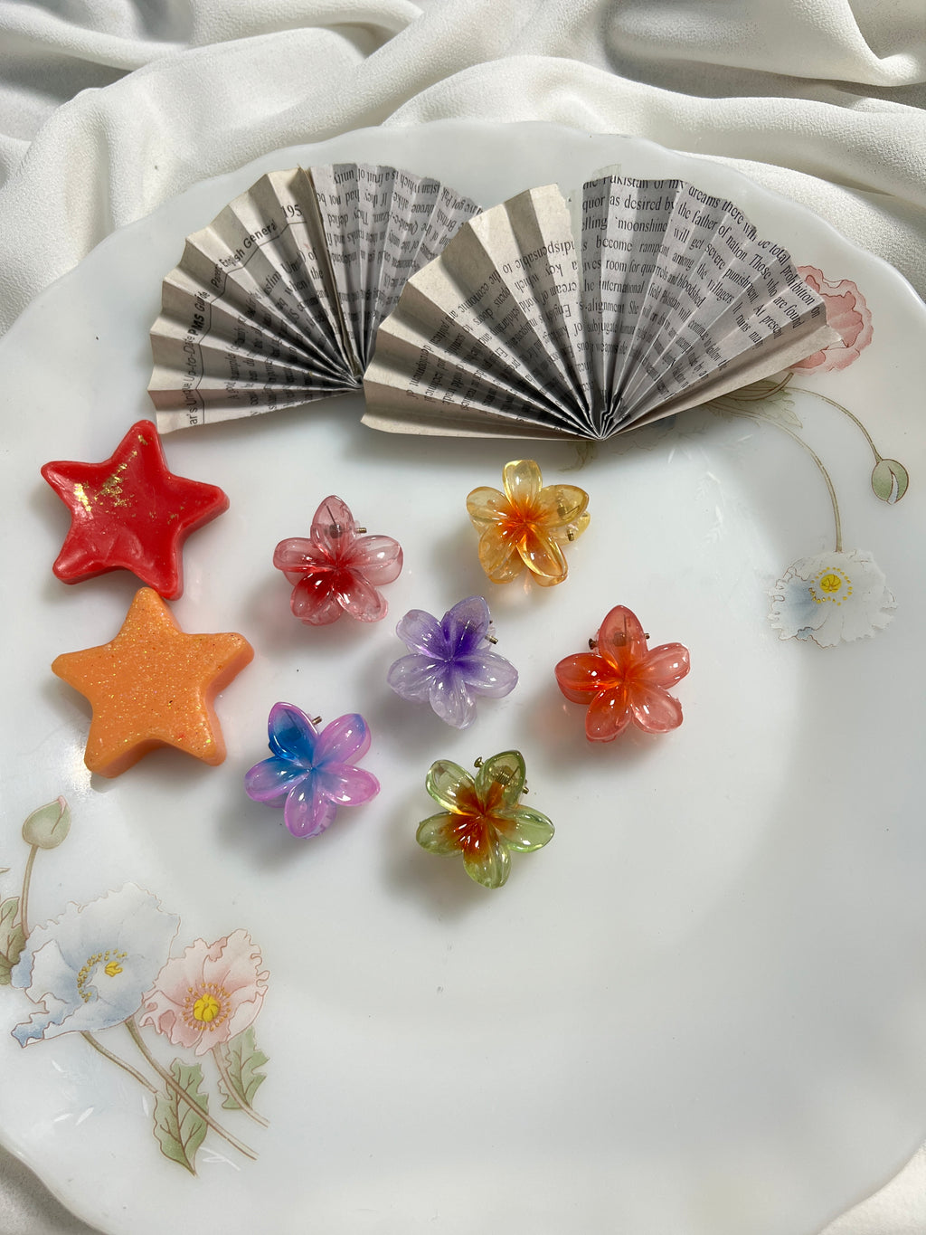 Pack of 6 Mini Glossy Hair Claw