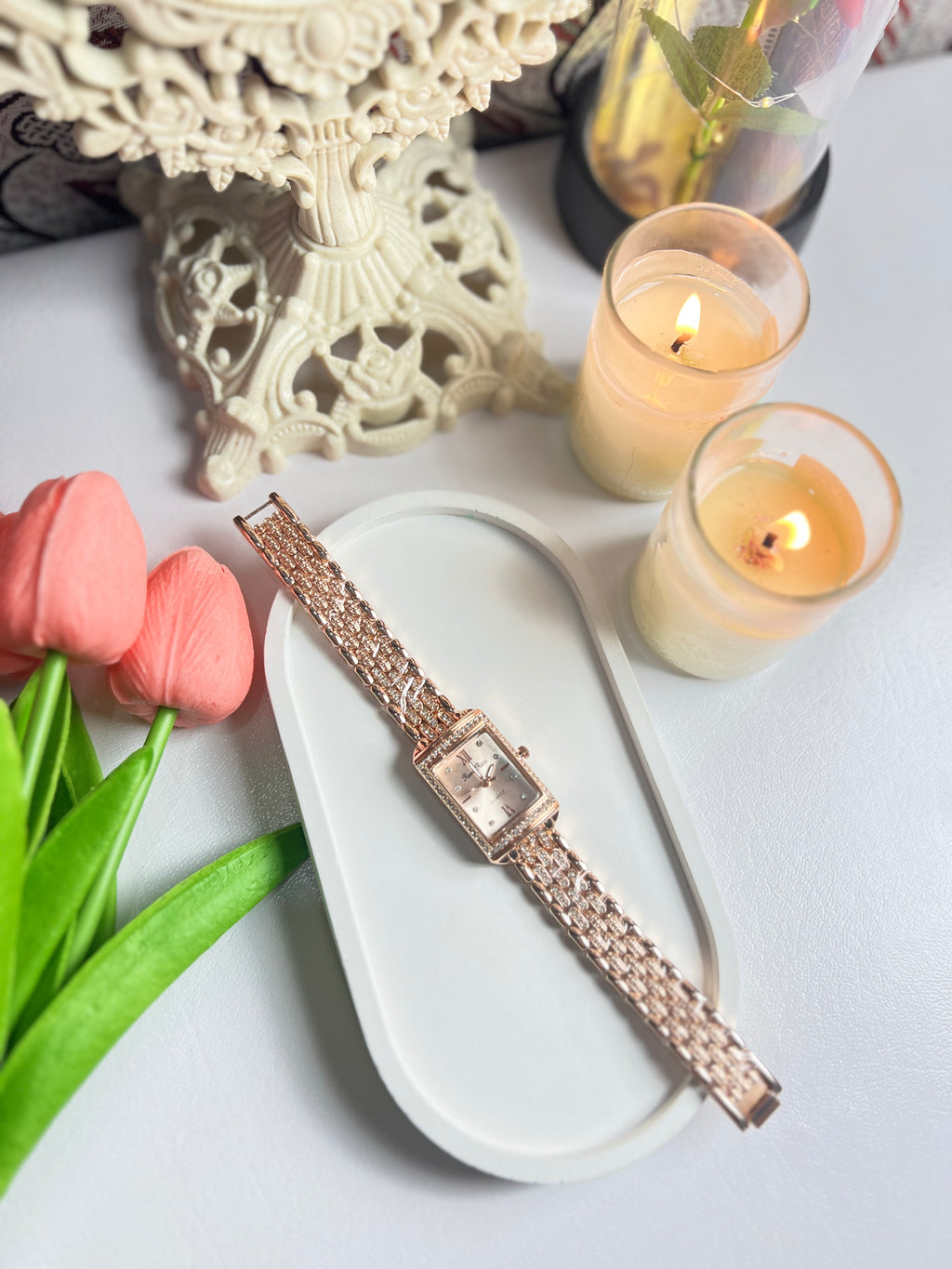 Rose Gold Quartz Watch