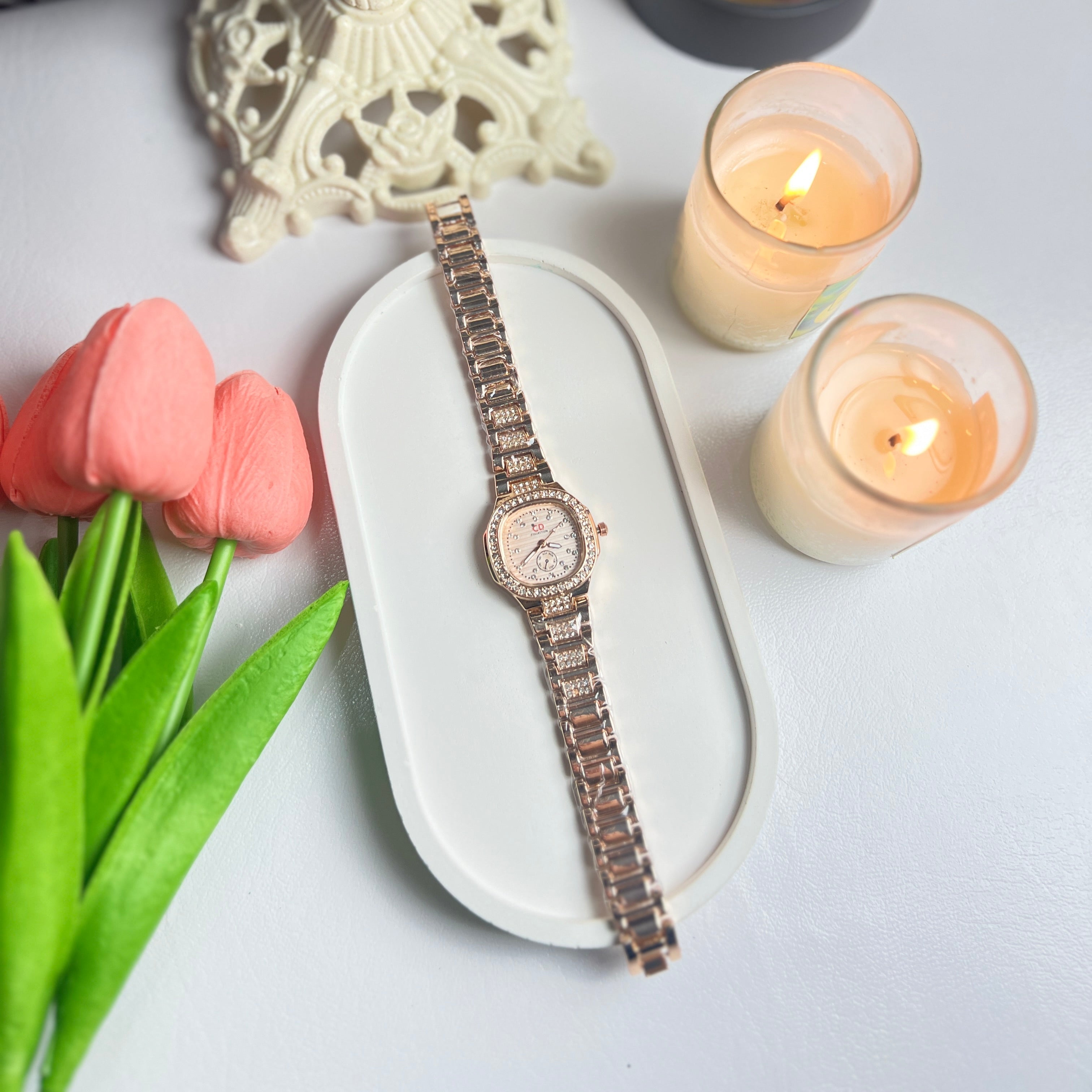 rose Gold Elegence Watch