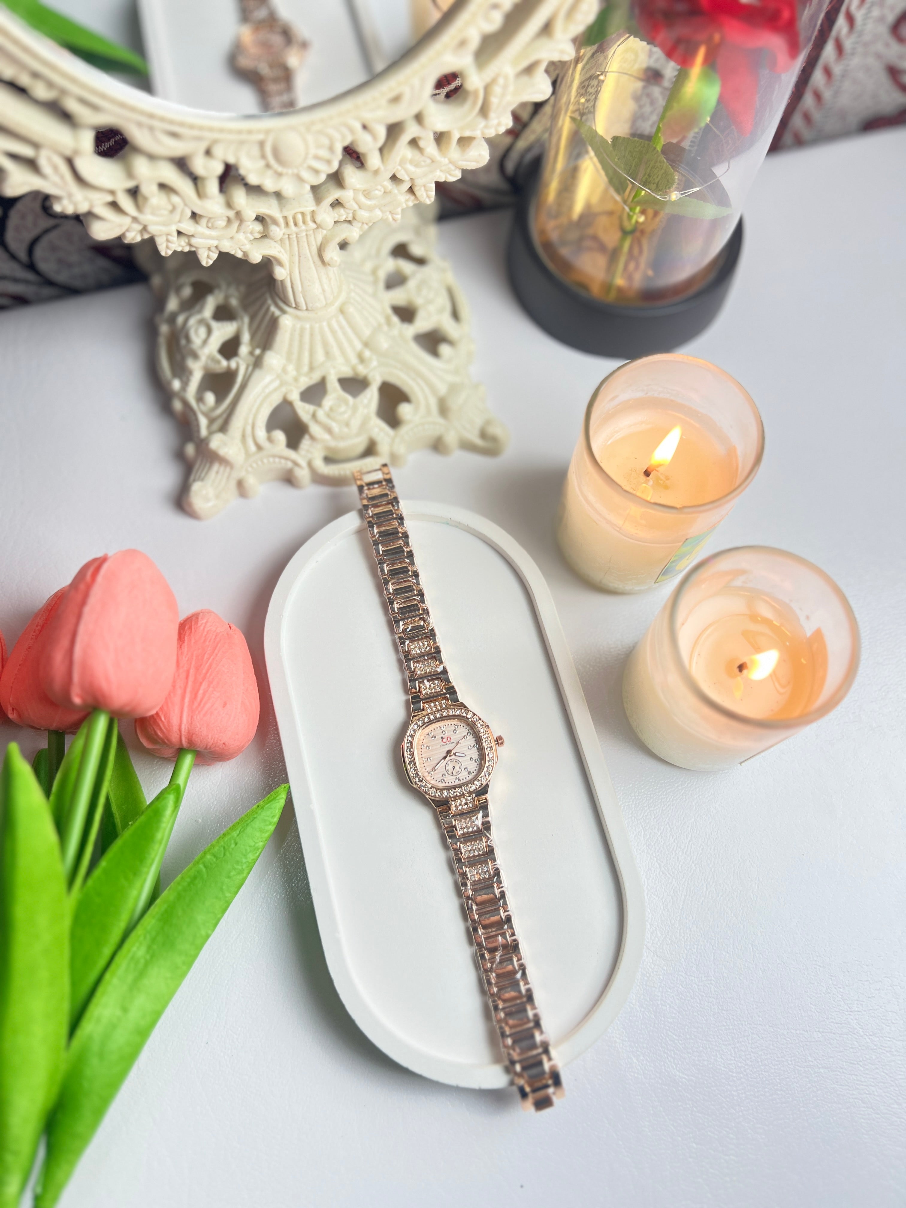 rose Gold Elegence Watch