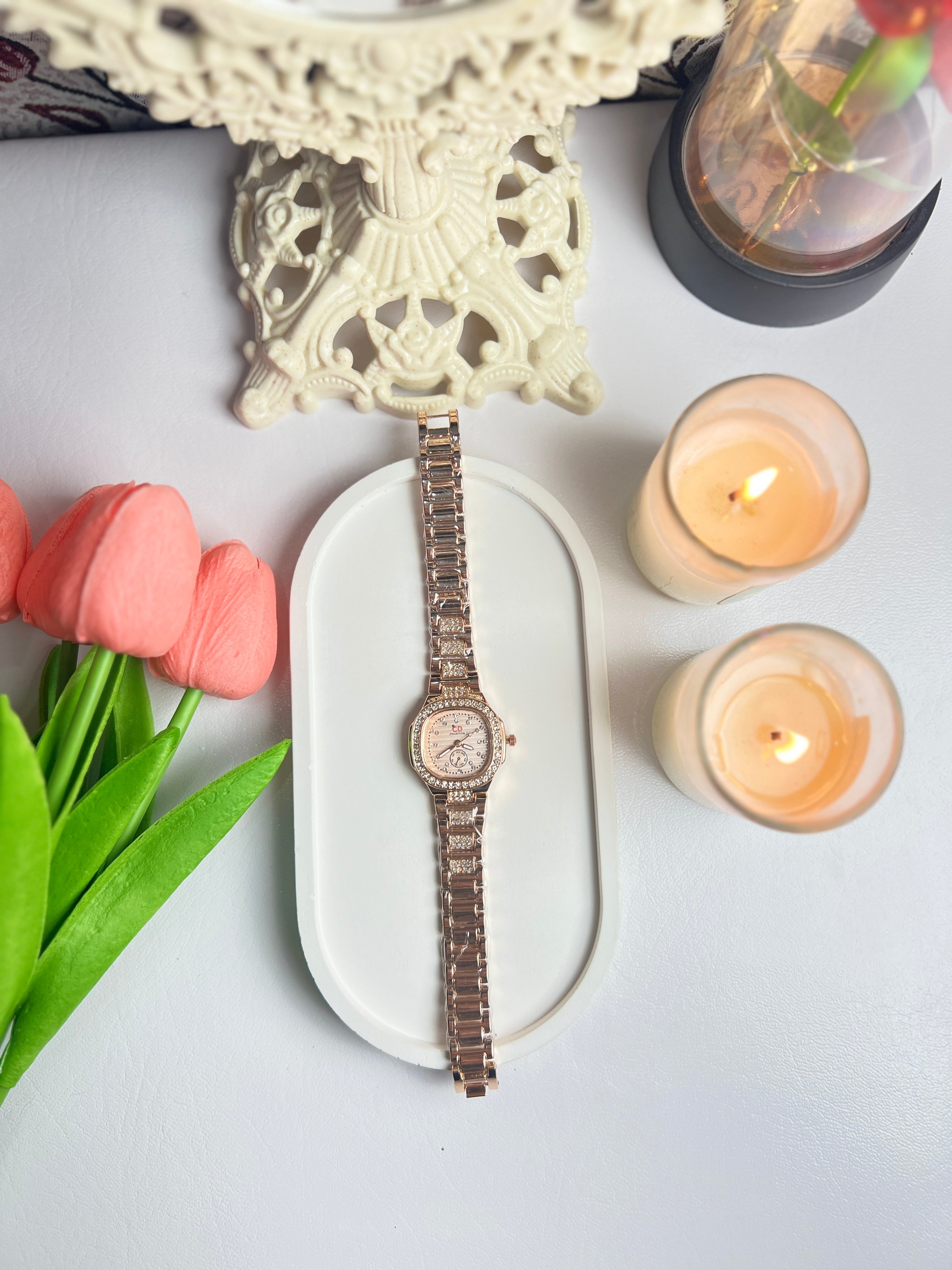 rose Gold Elegence Watch