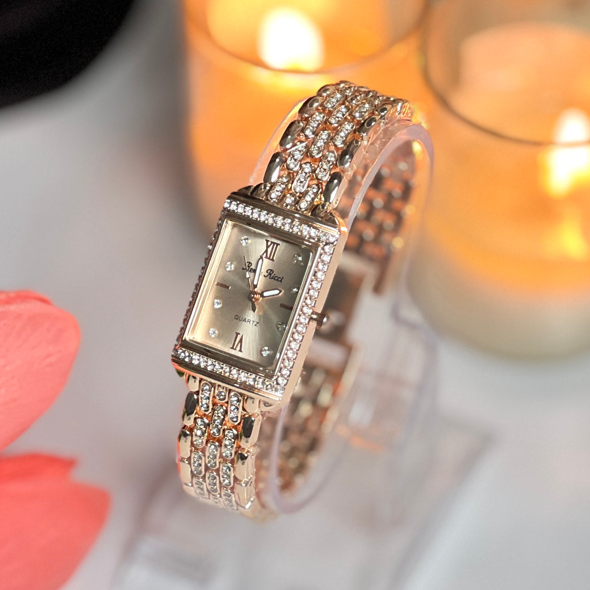 Rose Gold Quartz Watch