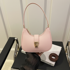 Pink Noir Elegance Shoulder Bag