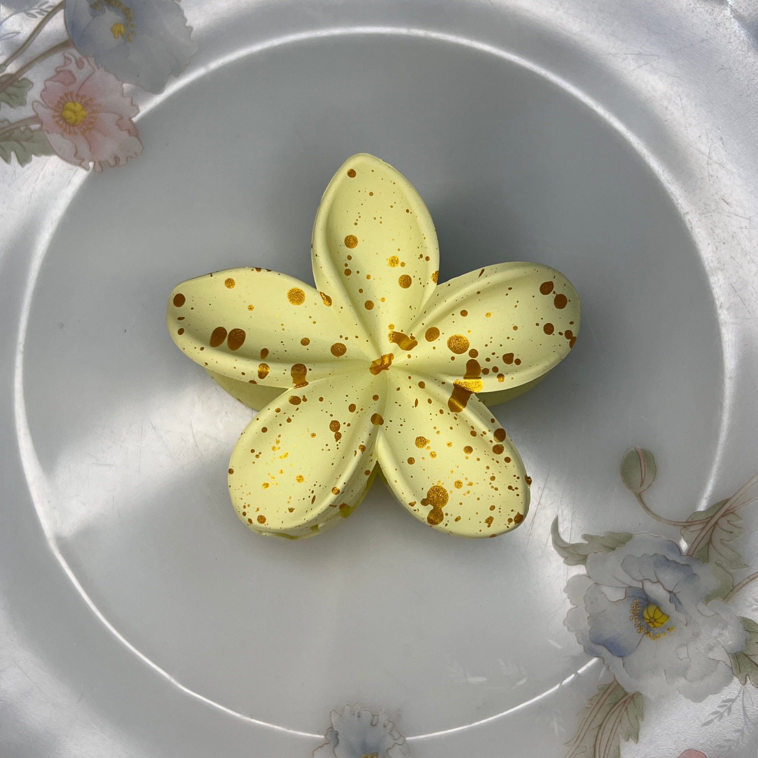 Solid Doted Hair Claws