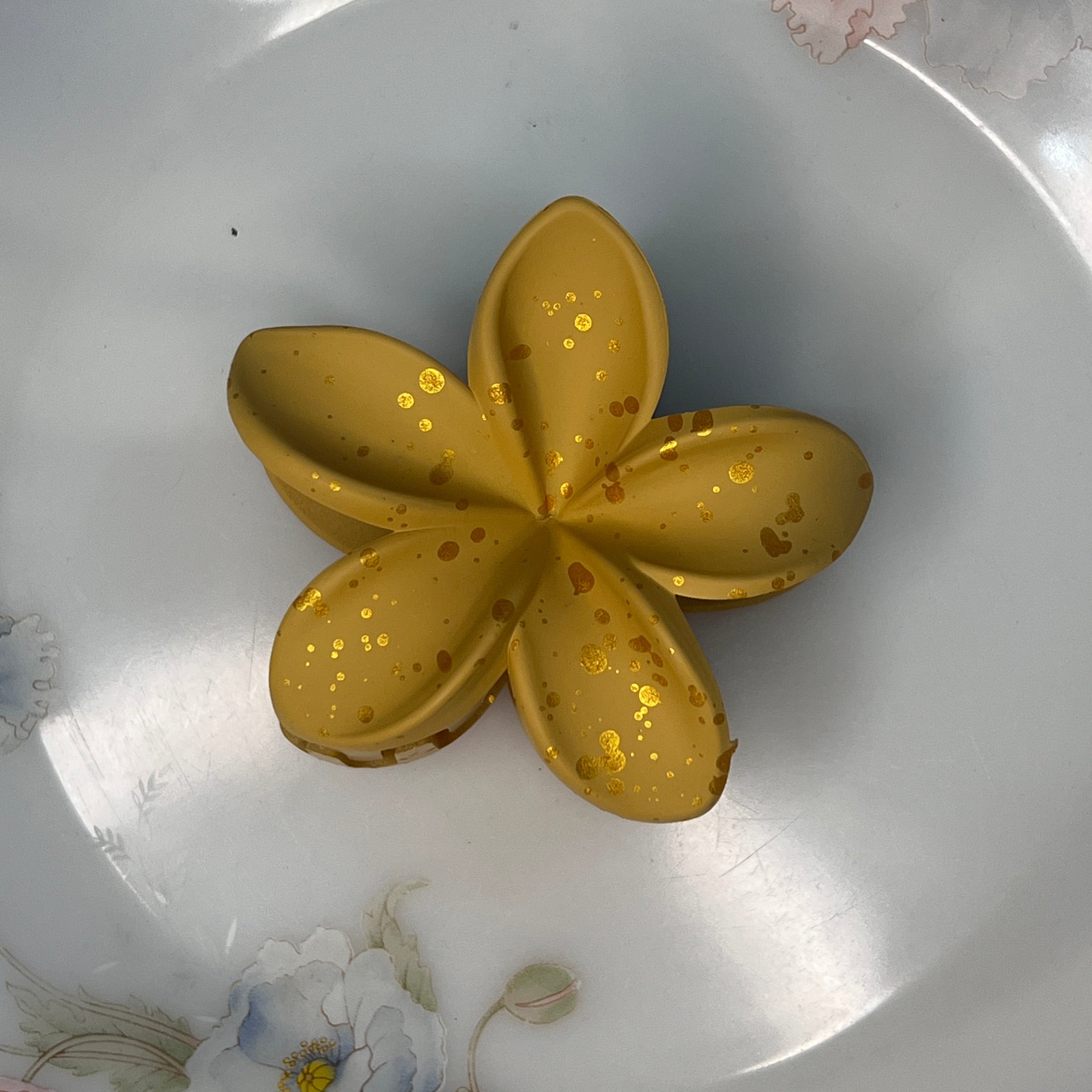 Solid Doted Hair Claws